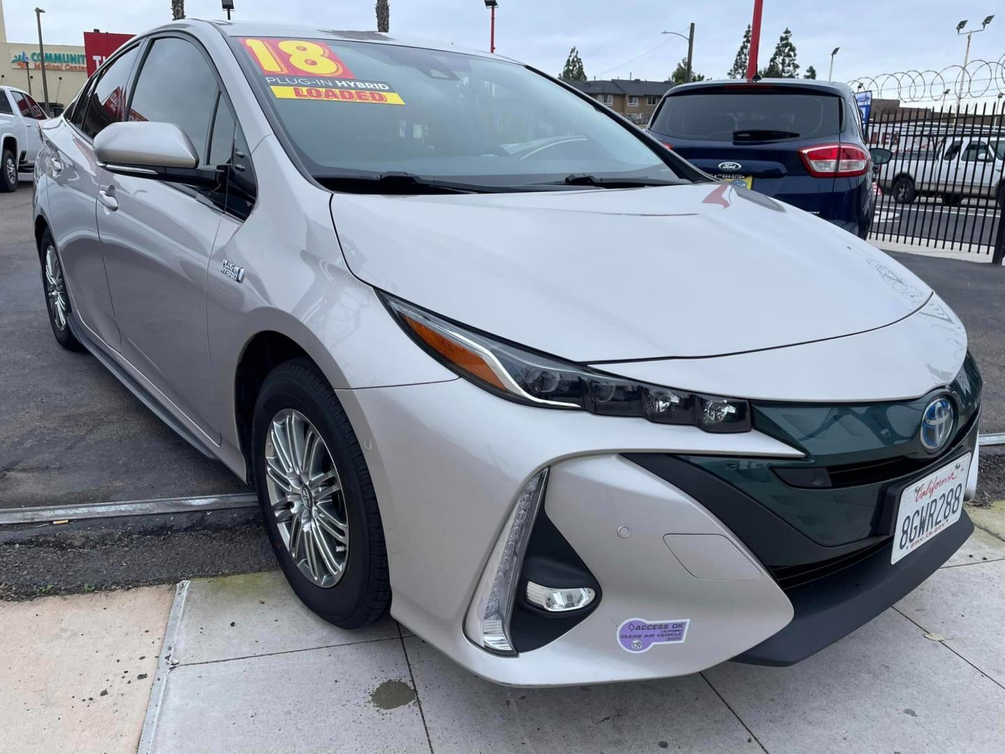 2018 TITANIUM GLOW /BLACK Toyota Prius Prime (JTDKARFP6J3) , located at 744 E Miner Ave, Stockton, CA, 95202, (209) 944-5770, 37.956863, -121.282082 - Photo#0